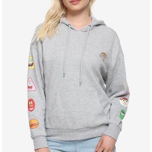Pre Loved SpongeBob SquarePants Character Icons Girls Hoodie
